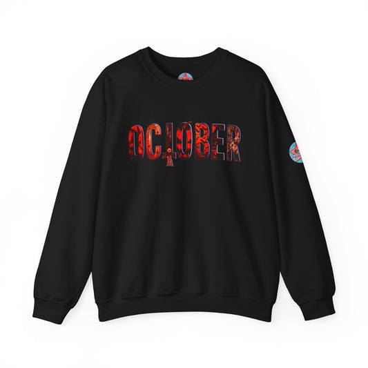 HORROR OCTOBER - Unisex Heavy Blend™ Crewneck Sweatshirt