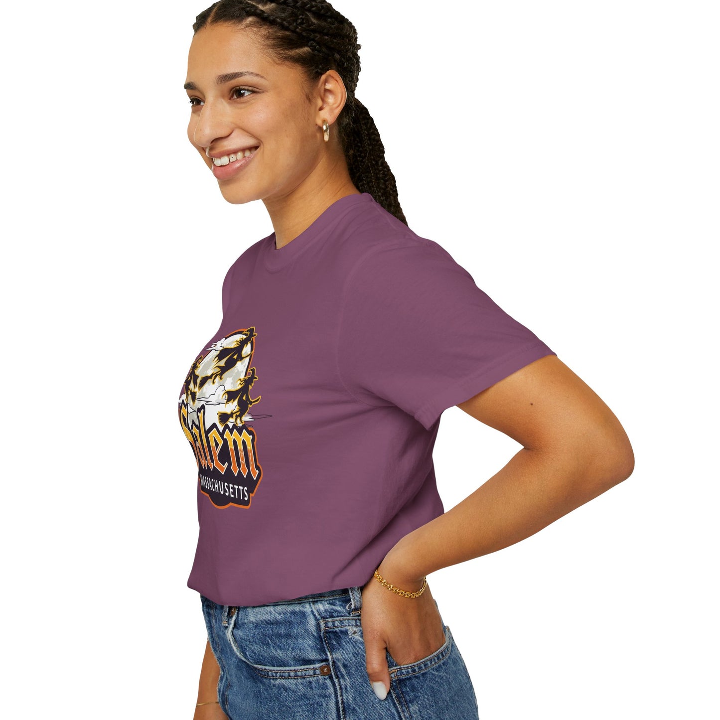 SALEM LOGO Unisex Garment-Dyed T-shirt