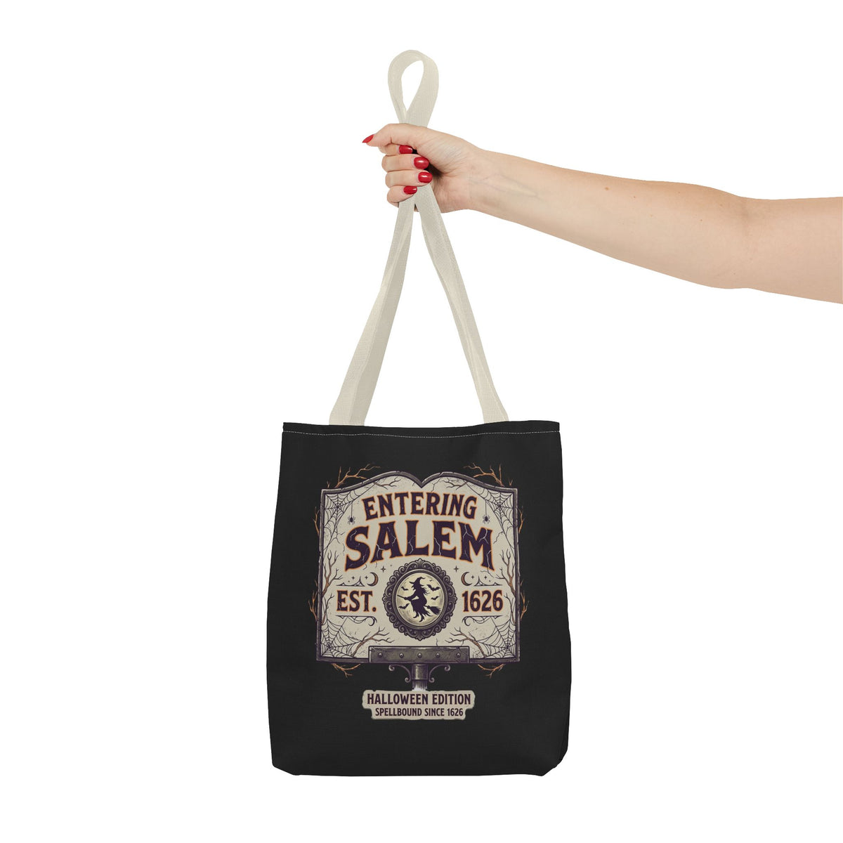 Spooky Entering Salem Tote Bag (AOP)
