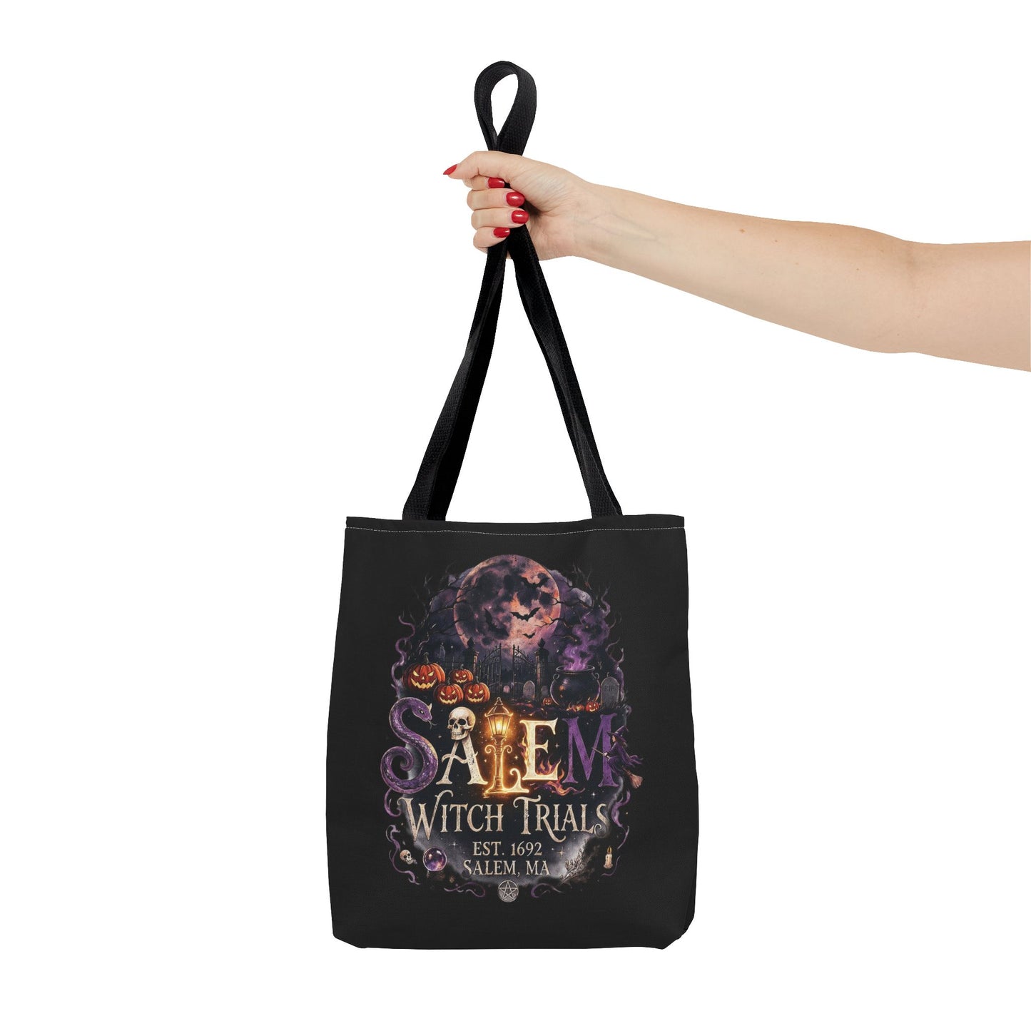 SALEM WITCH TRIALS Tote Bag (AOP)