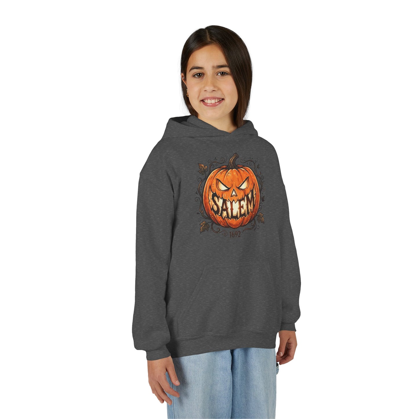 SALEM SMILE Youth Heavy Blend Hooded Sweatshirt