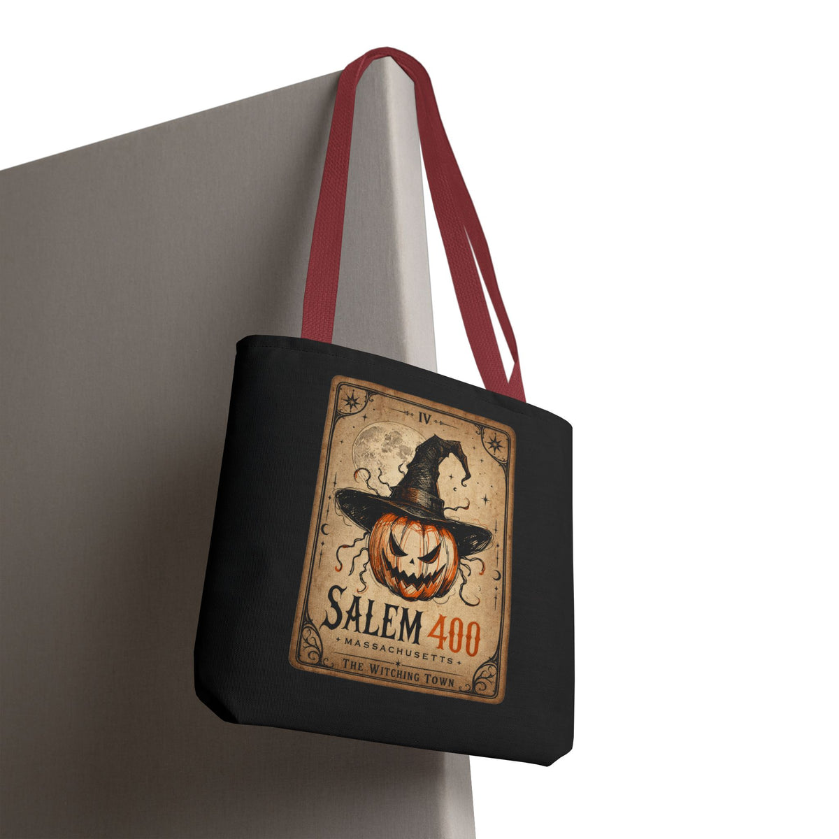 PUNKIN TAROT Tote Bag (AOP) – alternate view | SalemFootsteps
