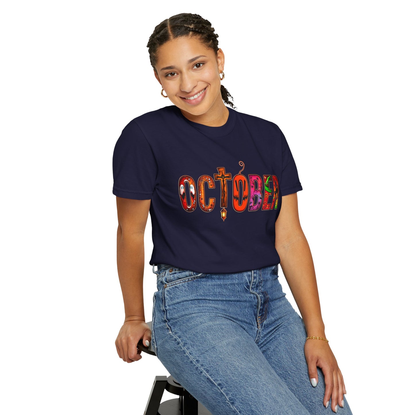 OCTOBER Unisex Garment-Dyed T-shirt