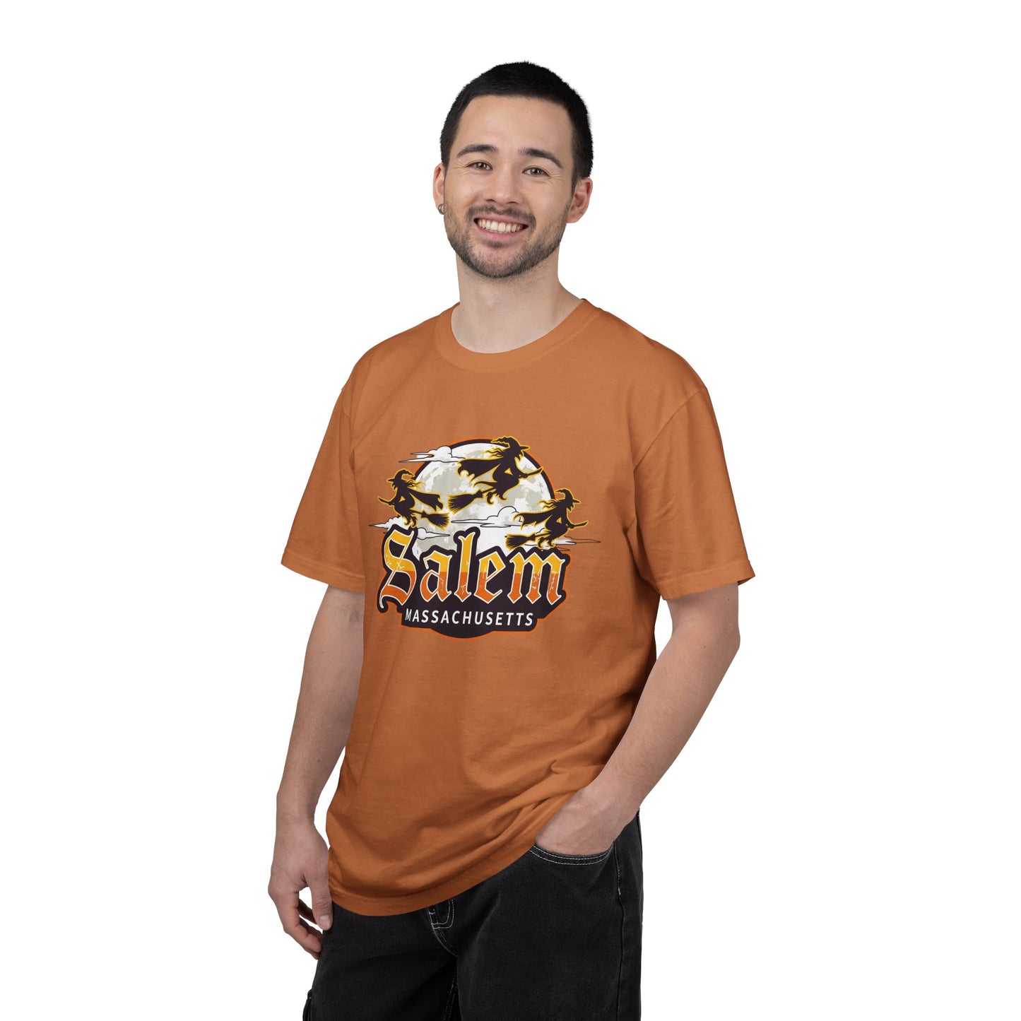 SALEM LOGO Unisex Garment-Dyed T-shirt