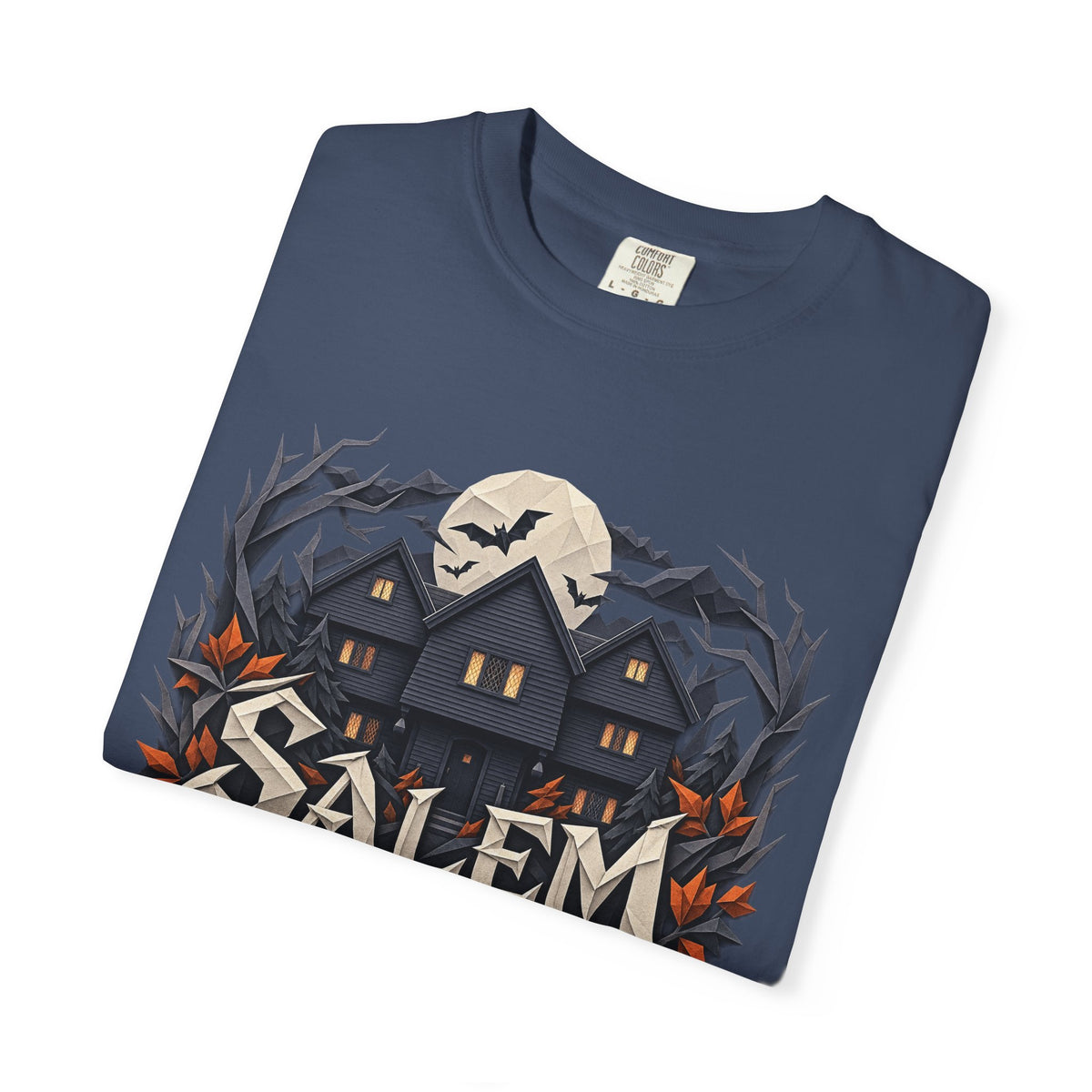 Salem 400 Witch House - Unisex Garment-Dyed T-shirt