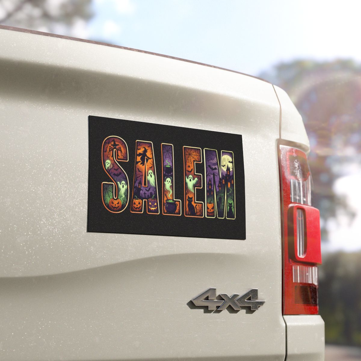 SALEM SPOOKY Car Magnets