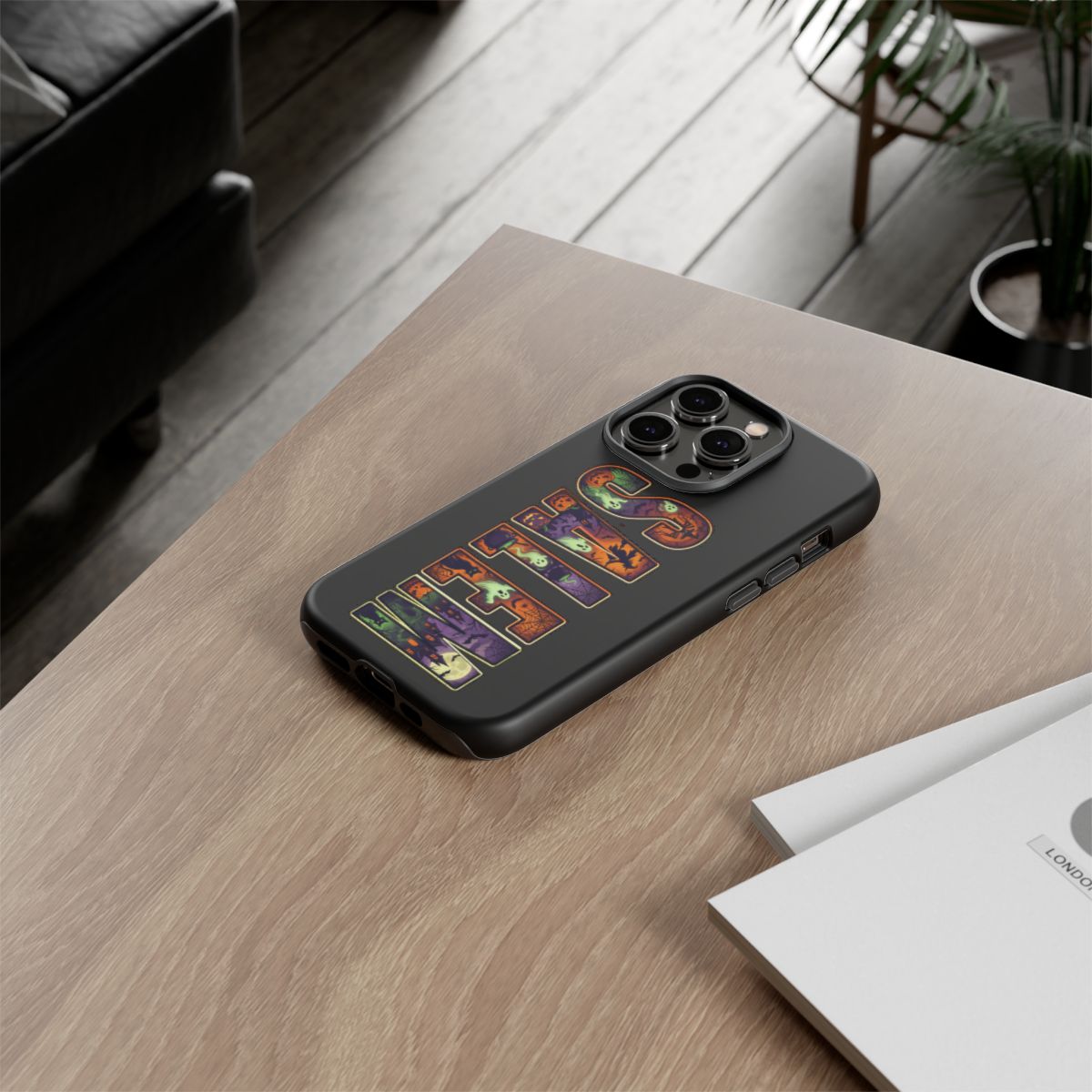 SALEM SPOOKY iPhone Tough Cases